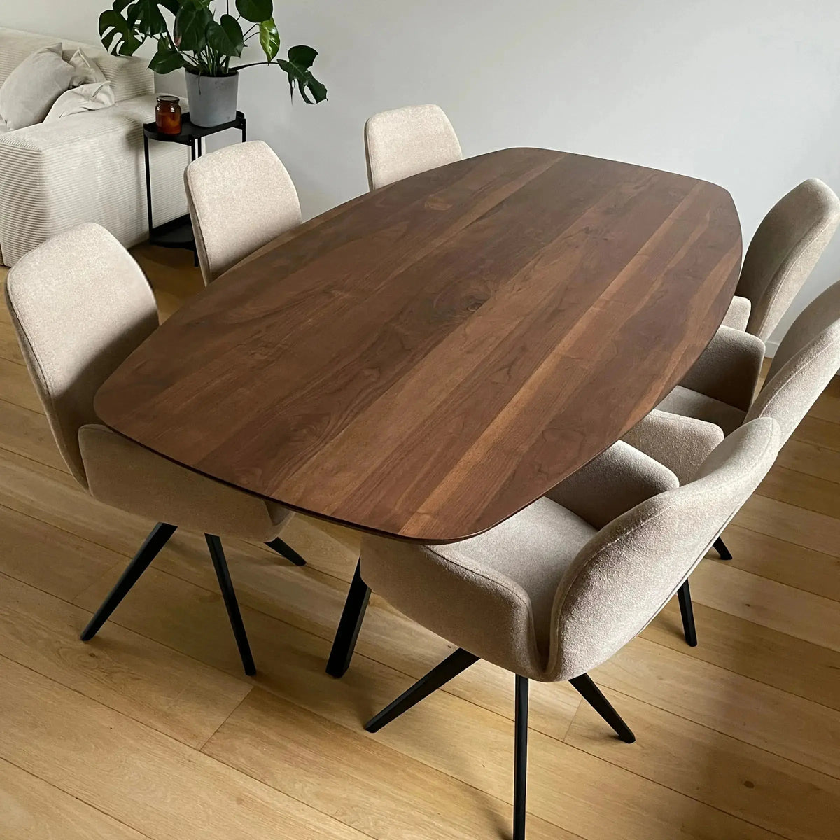 Deens ovale eettafel op maat