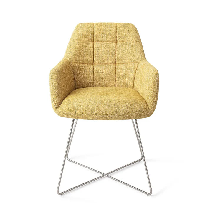 Eetkamerstoel Noto Cross, met armleuning