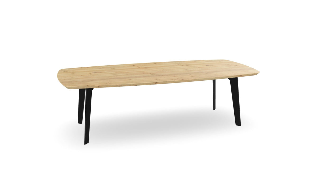 Eiken Deens ovale eettafel met quad poten Nijhuis Meubels