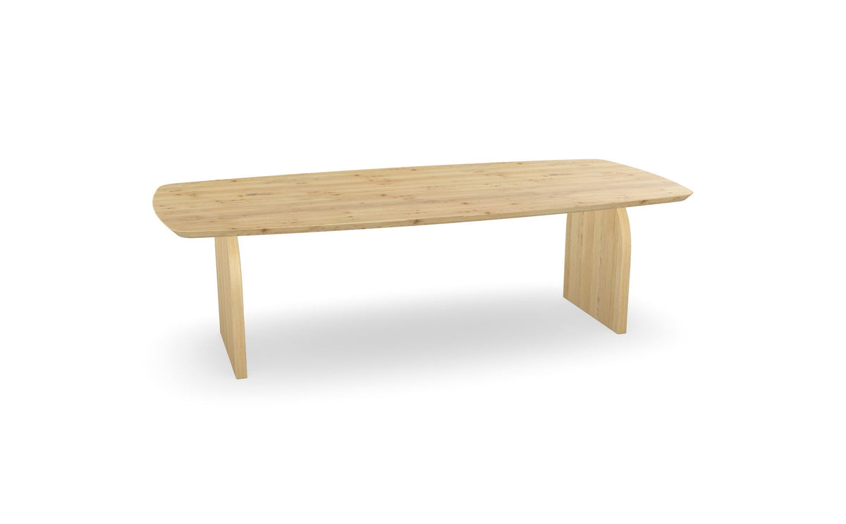 Eiken Deens ovale eettafel met plat ovale poot Nijhuis Meubels