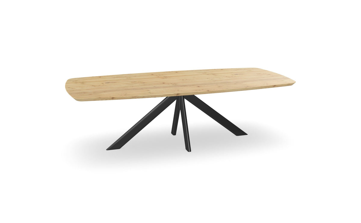 Eiken Deens ovale eettafel met 1092 Nijhuis Meubels