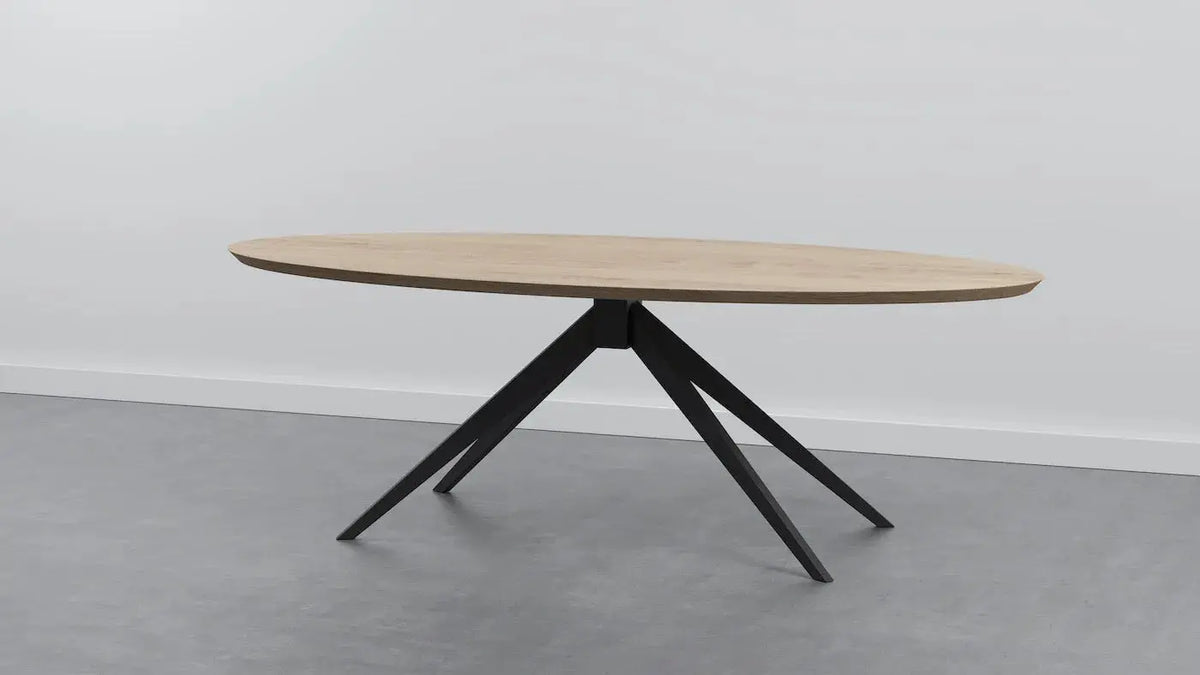 Ovale tafel op maat Nijhuis Meubels