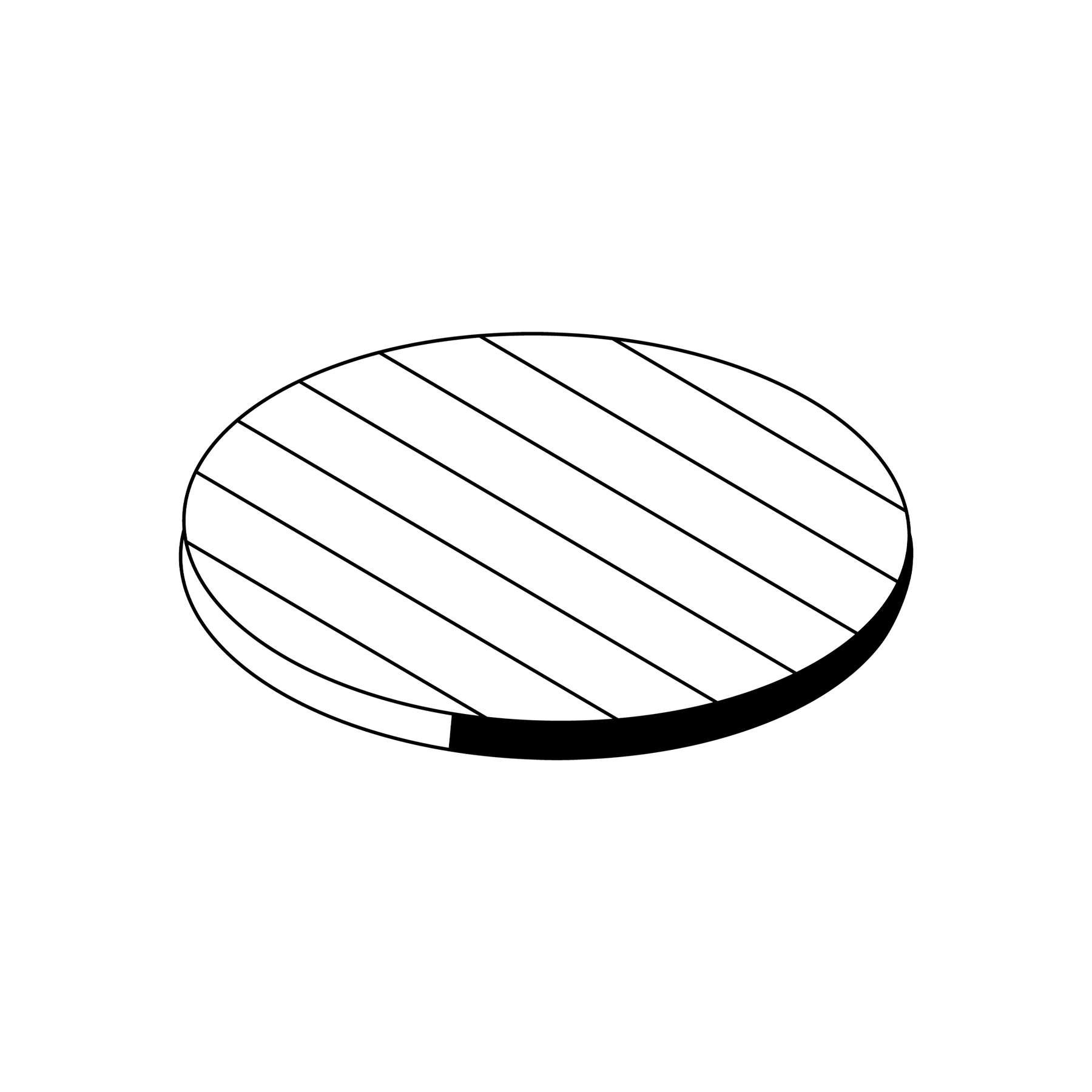 Getekend rond tafelblad