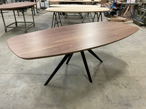 Notenhouten eettafel op maat