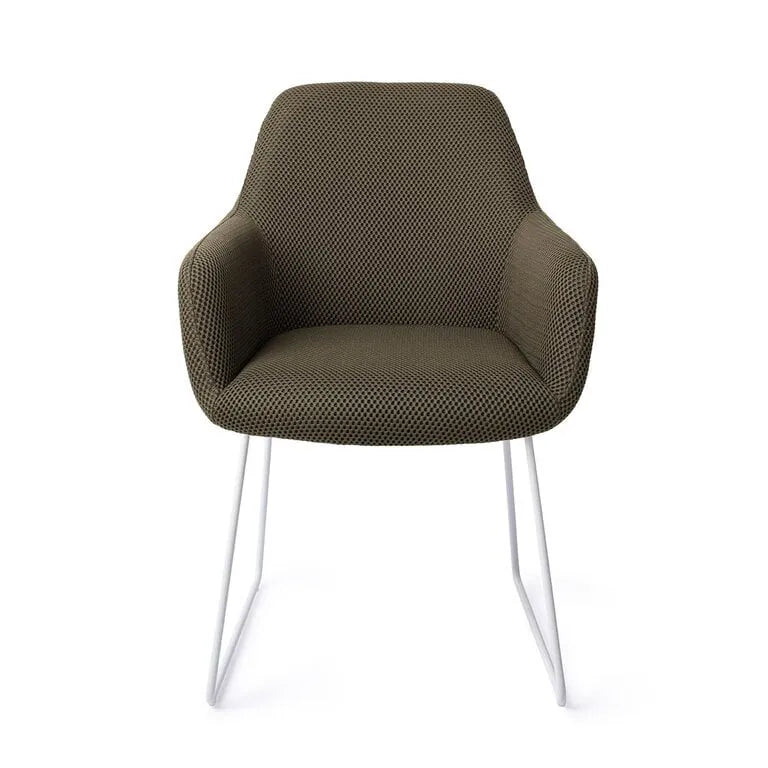 Eetkamerstoel Hiroo slide, met armleuning