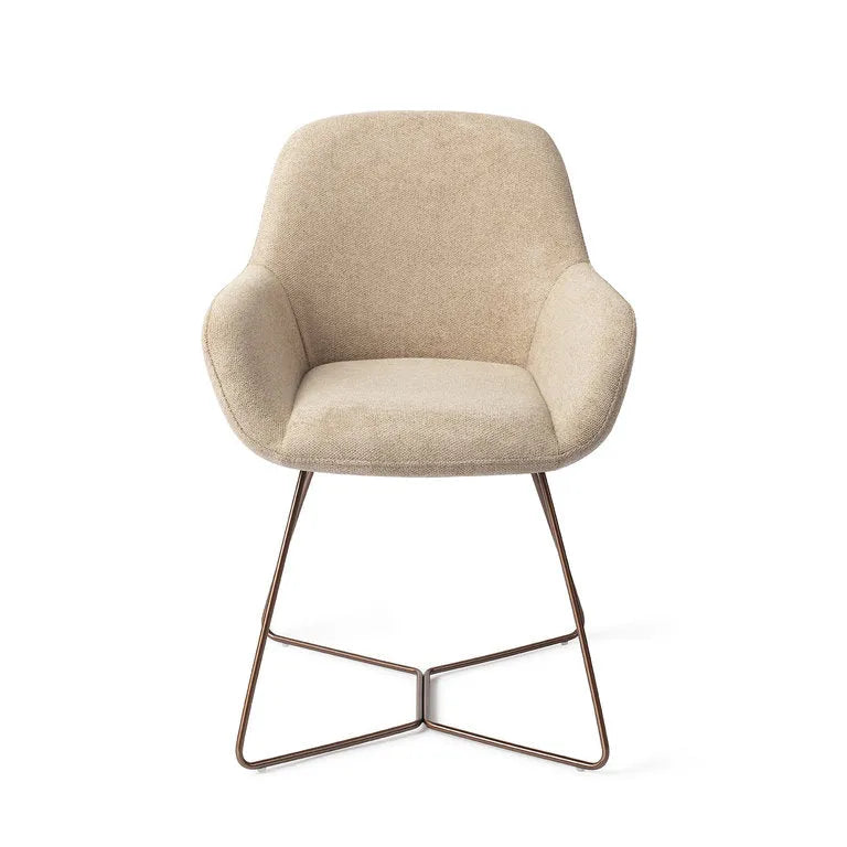 Eetkamerstoel Kushi beehive, met armleuning