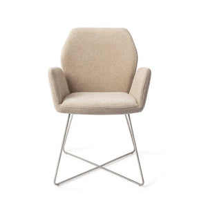 Eetkamerstoel Misaki cross, met armleuning