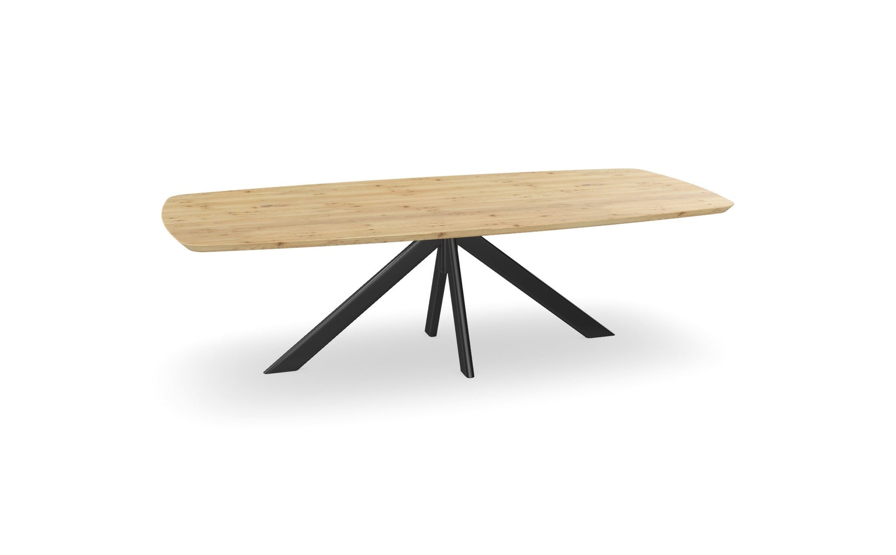 Eiken Deens ovale eettafel met 1092 Nijhuis Meubels