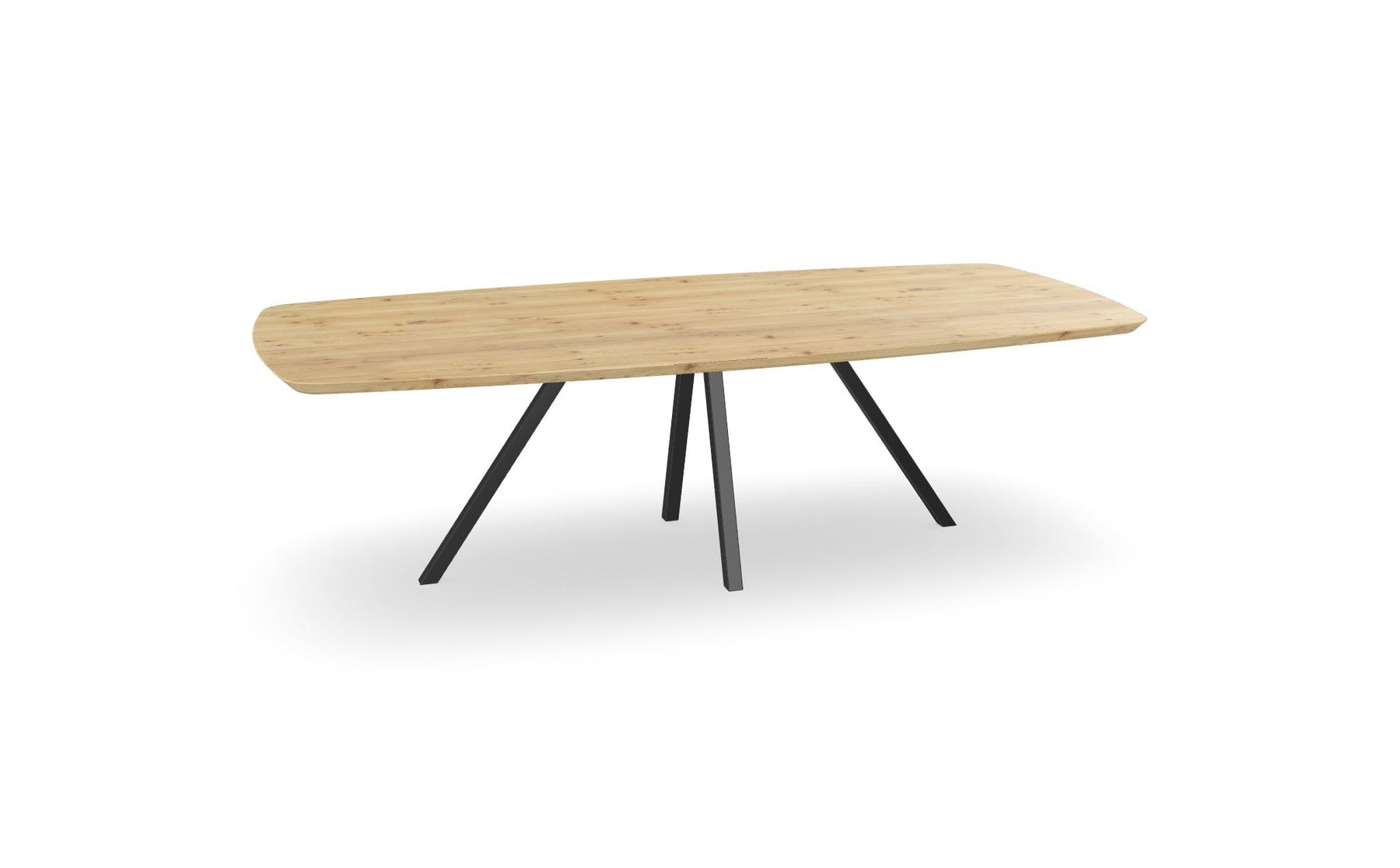 Eiken Deens ovale eettafel met spinpoot Nijhuis Meubels