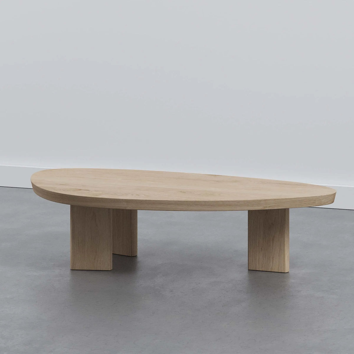 Kiezelvormige salontafel