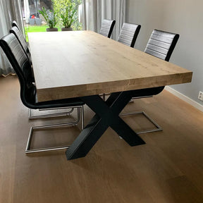 Rechthoekige eettafel op maat