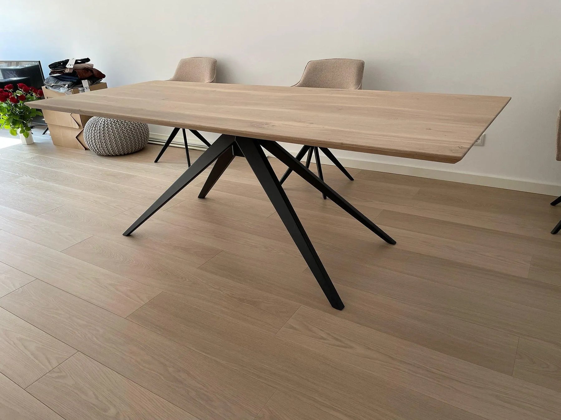 Rechthoekige eettafel op maat