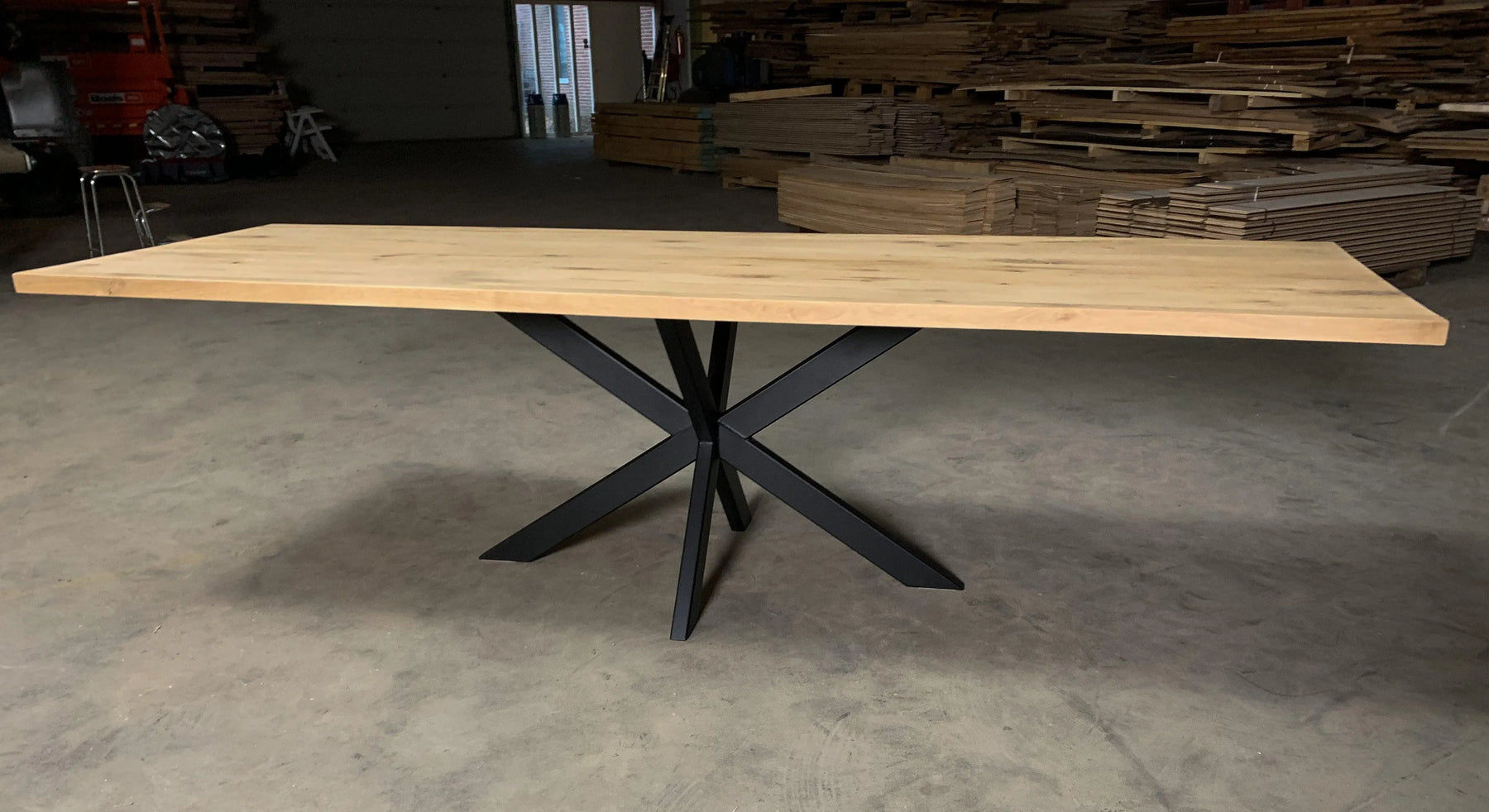 Rechthoekige eettafel op maat