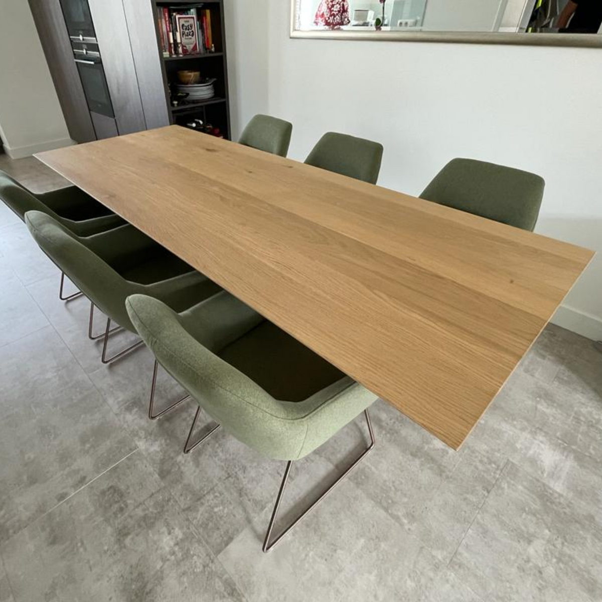 Rechthoekige eettafel op maat