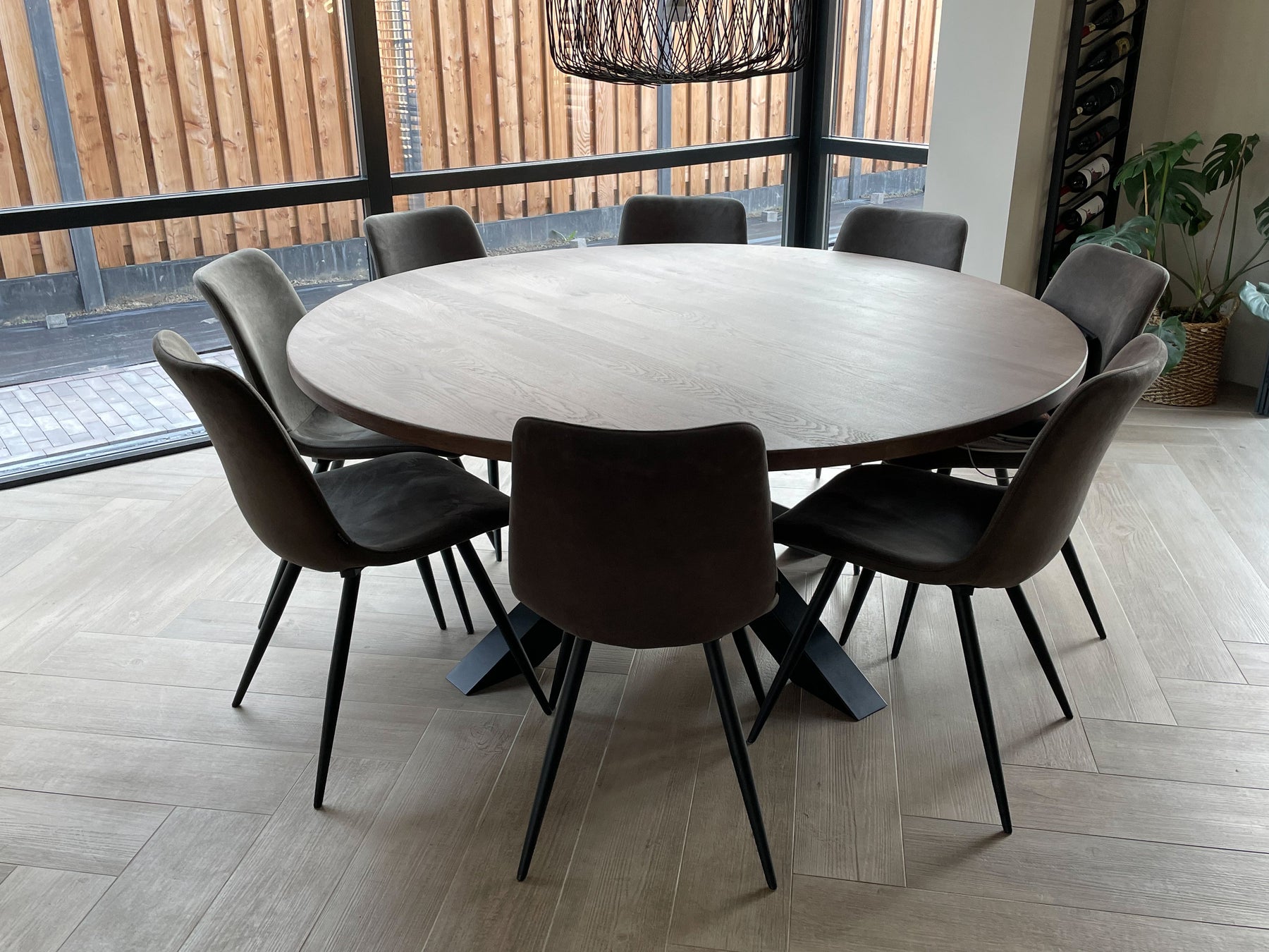 Ronde eettafel op maat