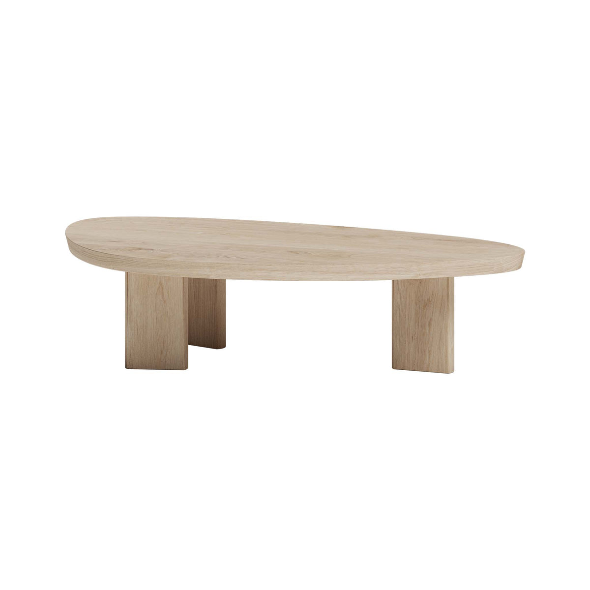 Kiezelvormige salontafel